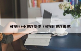 桓台可视化+小程序制作（可视化程序编程）